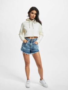 Sik Silk Essential Cropped Hoodie beige
