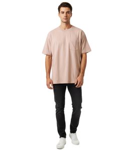Nanamica Pocket Men's T-Shirt, Light Pink