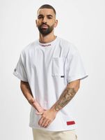 The Couture Club pocket cutout T-shirt in white