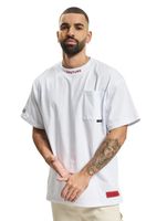 The Couture Club pocket cutout T-shirt in white