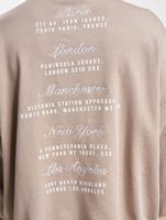 The Couture Club crew neck sweatshirt with puff print in beige