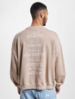 The Couture Club crew neck sweatshirt with puff print in beige