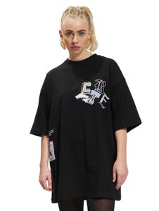 The Couture Club Varsity Oversize Dress Black