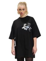 The Couture Club Varsity Oversize Dress Black