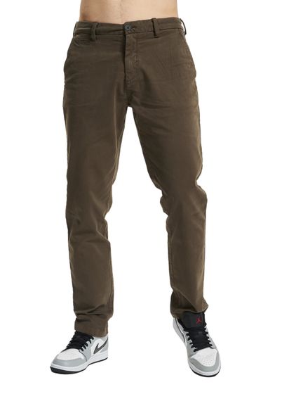 Pantaloni chino dritti LYLE & SCOTT color oliva