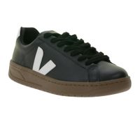 VEJA URCA CWL Women's Sneakers with Robust Rubber Sole, Genuine Leather, Black/White