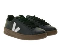 VEJA URCA CWL Women's Sneakers with Robust Rubber Sole, Genuine Leather, Black/White