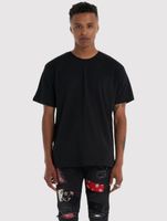 UNEFFECTED Men's Blank T-Shirts, Black Cotton
