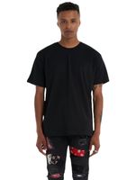 UNEFFECTED Men's Blank T-Shirts, Black Cotton