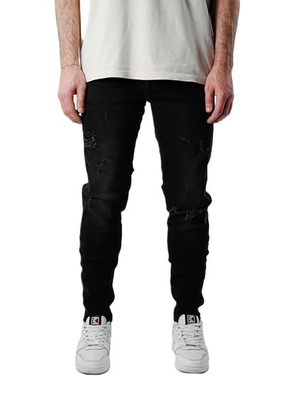 UNEFFECTED Premium Basic Slim Fit Jeans schwarz