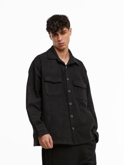 UNEFFECTED Hemden schwarz