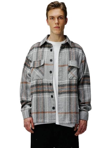 UNEFFECTED Hemden grau