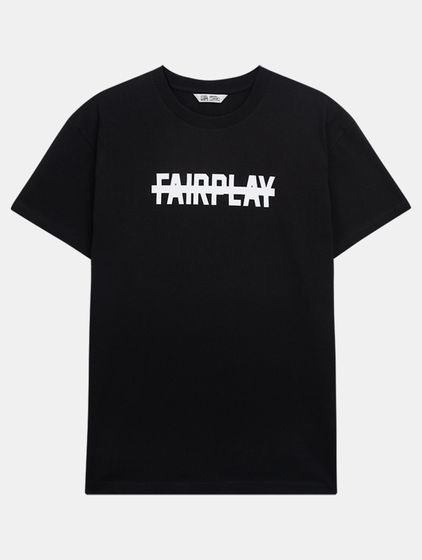 UNFAIR ATHLETICS No Fairplay T-Shirt schwarz