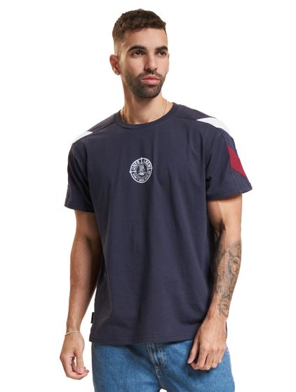 UNFAIR ATHLETICS Retro T-Shirts marineblau