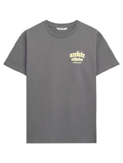 UNFAIR ATHLETICS Inspired Easy Fit T-Shirt Anthracite
