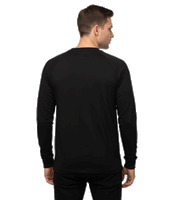 UNFAIR ATHLETICS Performance Longsleeve Men's Streetwear Shirt, Breathable, Black