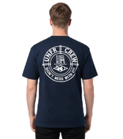 UNFAIR ATHLETICS DMWU BP Men's T-Shirt, Streetwear and Sportswear, Navy Blue
