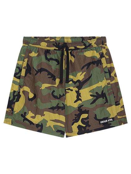 UNFAIR ATHLETICS DMWU Crushed Jungle Camo Shorts Camouflage