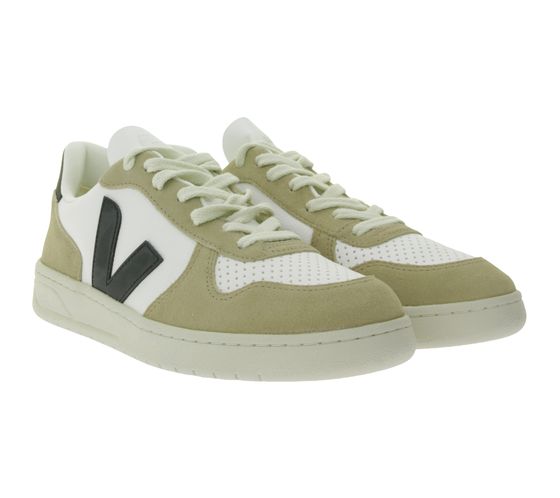Sneakers da uomo VEJA con soletta estraibile, in vera pelle, bianche