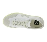 Zapatillas VEJA Volley para hombre y mujer con suela de caucho natural y piel auténtica, color blanco/gris Zapatillas VEJA Volley para hombre y mujer con suela de caucho natural y piel auténtica, color blanco/gris