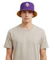European League of Football Viking Hat Angler Hat with Minnesota Vikings Logo Fan Merchandise Purple