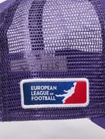 Gorra de camionero morada de los Vienna Vikings de la Liga Europea de Fútbol
