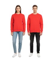 Sweat-shirt Aspesi Felpa Mod. AY40 pour femmes et hommes - Coupe confortable, matière de haute qualité, design élégant, pull unisexe, orange