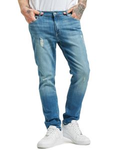 Jeans Wrangler Straight Fit Blu Denim