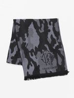 roberto cavalli scarf black/gray