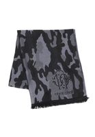 roberto cavalli scarf black/gray
