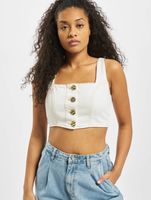 Missguided co-ord with contrast stitching in white