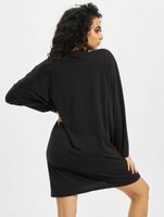 Missguided Oversized Astro Spray Dress in Black