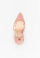 Missguided pink Perspex pumps