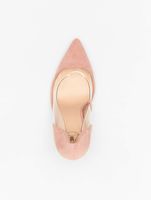 Missguided pink Perspex pumps