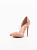 Missguided pink Perspex pumps