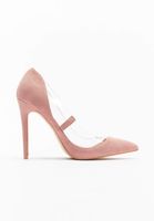 Missguided pink Perspex pumps