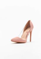 Missguided pink Perspex pumps