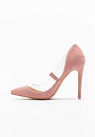 Missguided pink Perspex pumps