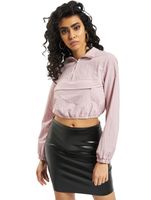 Veste courte légère Missguided avec poche avant en rose