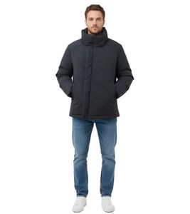 Chaqueta de transición para hombre Arys Prevalence con capucha de emergencia integrada, color negro