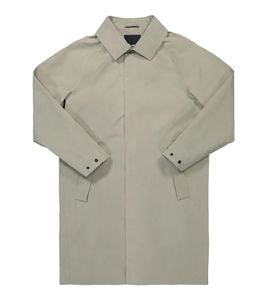 ARYS Herren Übergangsparka wasserabweisende Mantel Outdoor-Jacke Graugrün