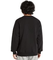 ARYS Posture Sweater with Logo Lettering, Cotton Sweater, Casual Sweater, X222, Black