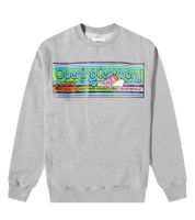 Opening Ceremony Regular Fit Sweatshirt mit Cartoonish Band Print Unisex Designer-Sweat Grau 