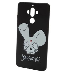 WHO SHOT YA? Bunny Logo Huawei Phone Case Black MATE 9