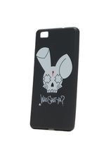 WHO SHOT YA? Bunny Logo Huawei Phone Case Black P10