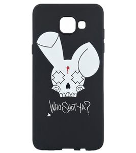 Qui t'a tiré dessus ? Coque Samsung noire avec logo lapin pour A5 2016/A510