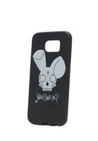 Qui t'a tiré dessus ? Coque Samsung noire avec logo lapin pour A7 2016/A710