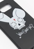 Qui t'a tiré dessus ? Coque Samsung noire avec logo lapin pour NOTE 4