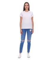 PUMA Women's T-Shirt, Cotton T-Shirt, Simple Sports T-Shirt, Fitness T-Shirt, 678257 01 White