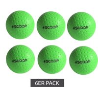 Lot de 6 balles de hockey SCOOP X-Treme avec alvéoles, équipement sportif, NL266445, vert Lot de 6 balles de hockey SCOOP X-Treme avec alvéoles, équipement sportif, NL266445, vert